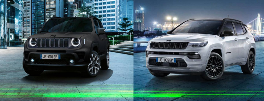 Jeep Compass und Renegade als e-Hybrid